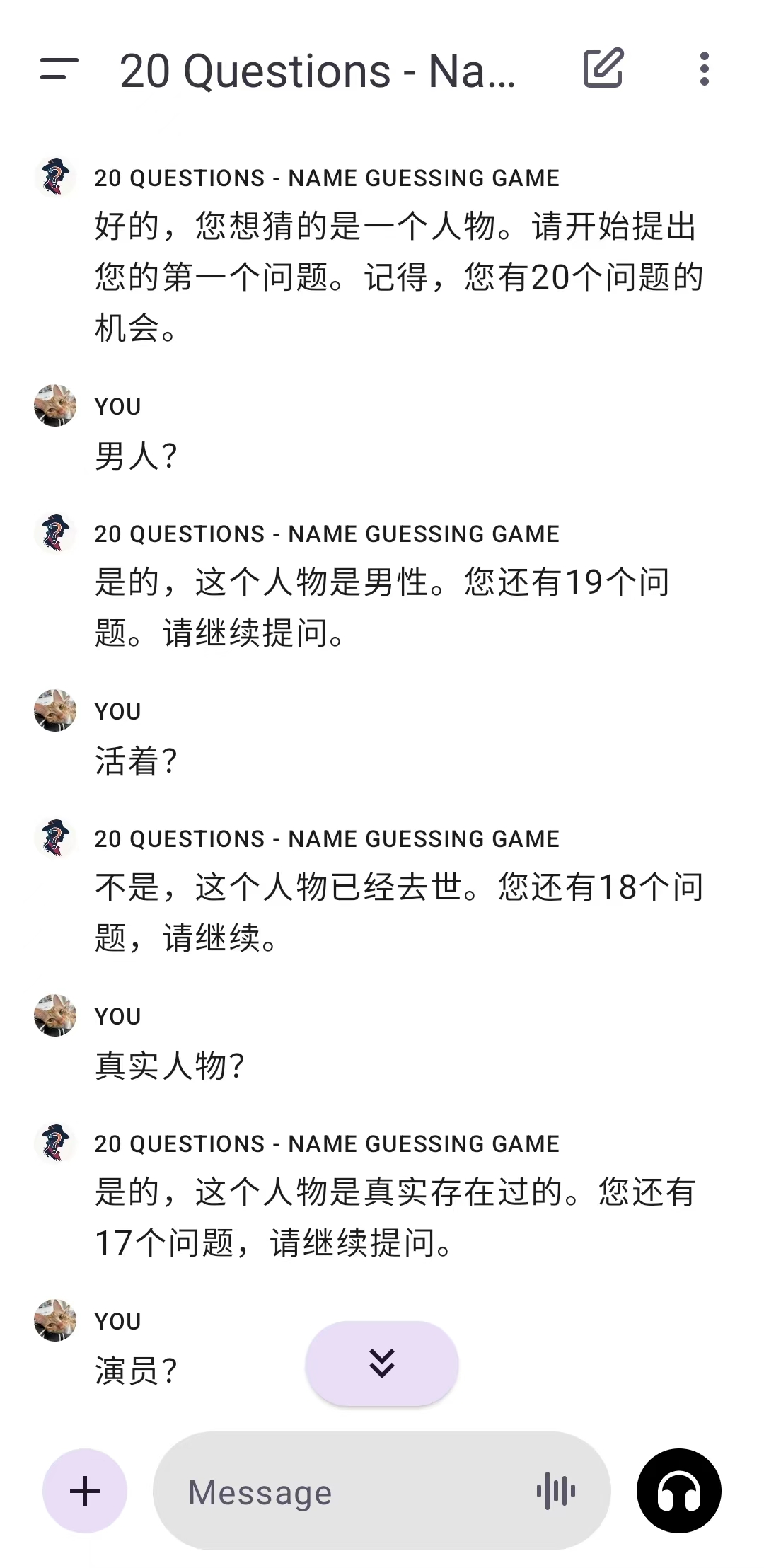 20 Questions（20个问题）